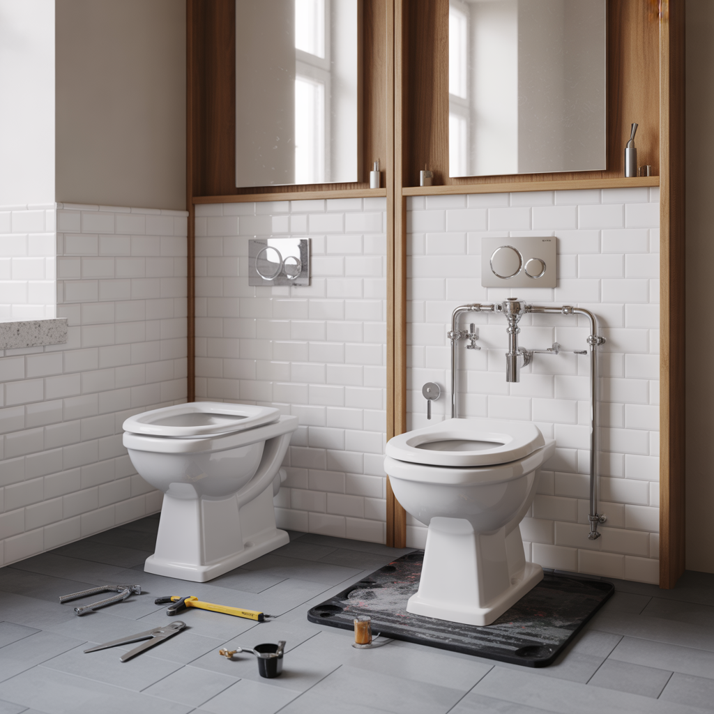 kostnad for att byta toalettstol 2025 priser och val